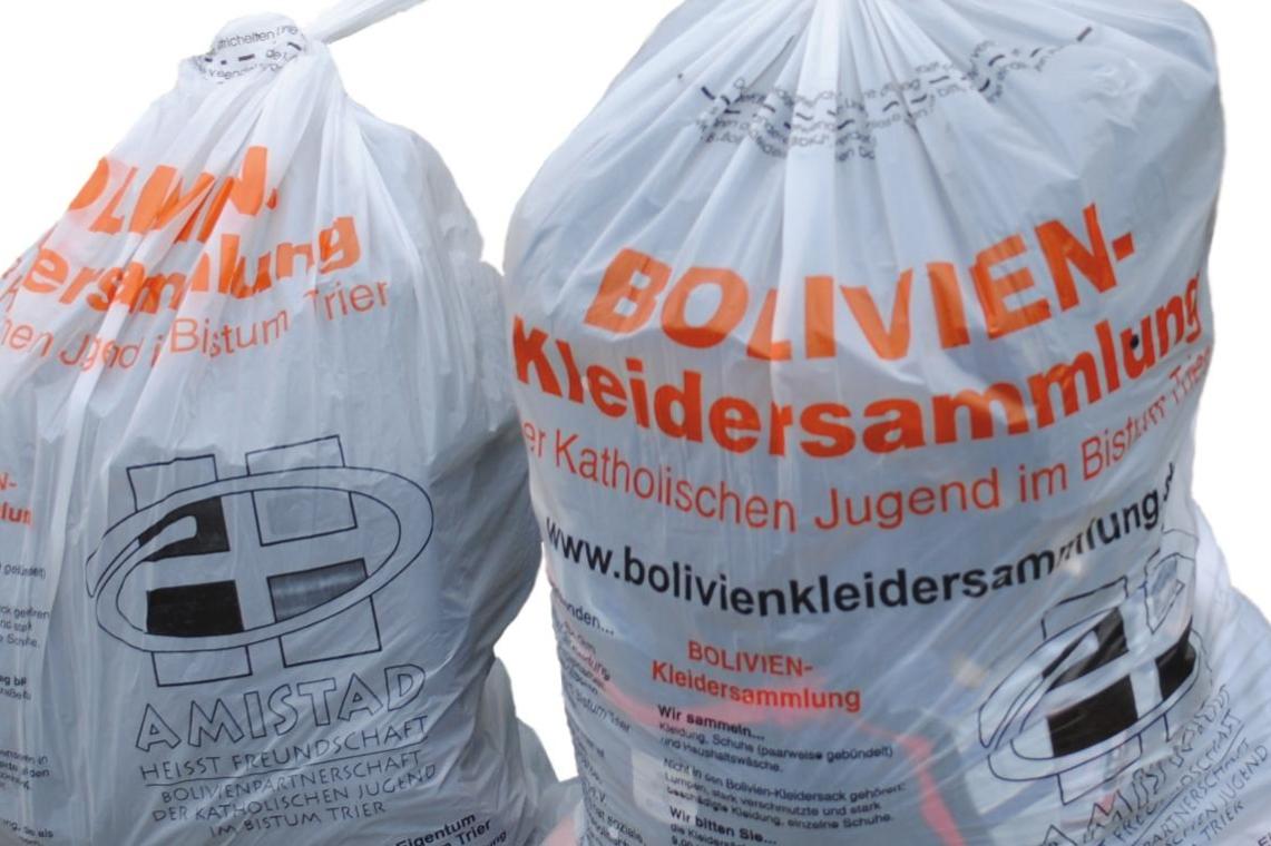 Am Bolivienfreundschaftstag gibt es in den Pastoralen Räumen Wadern und Dillingen Kleidersammlungen.