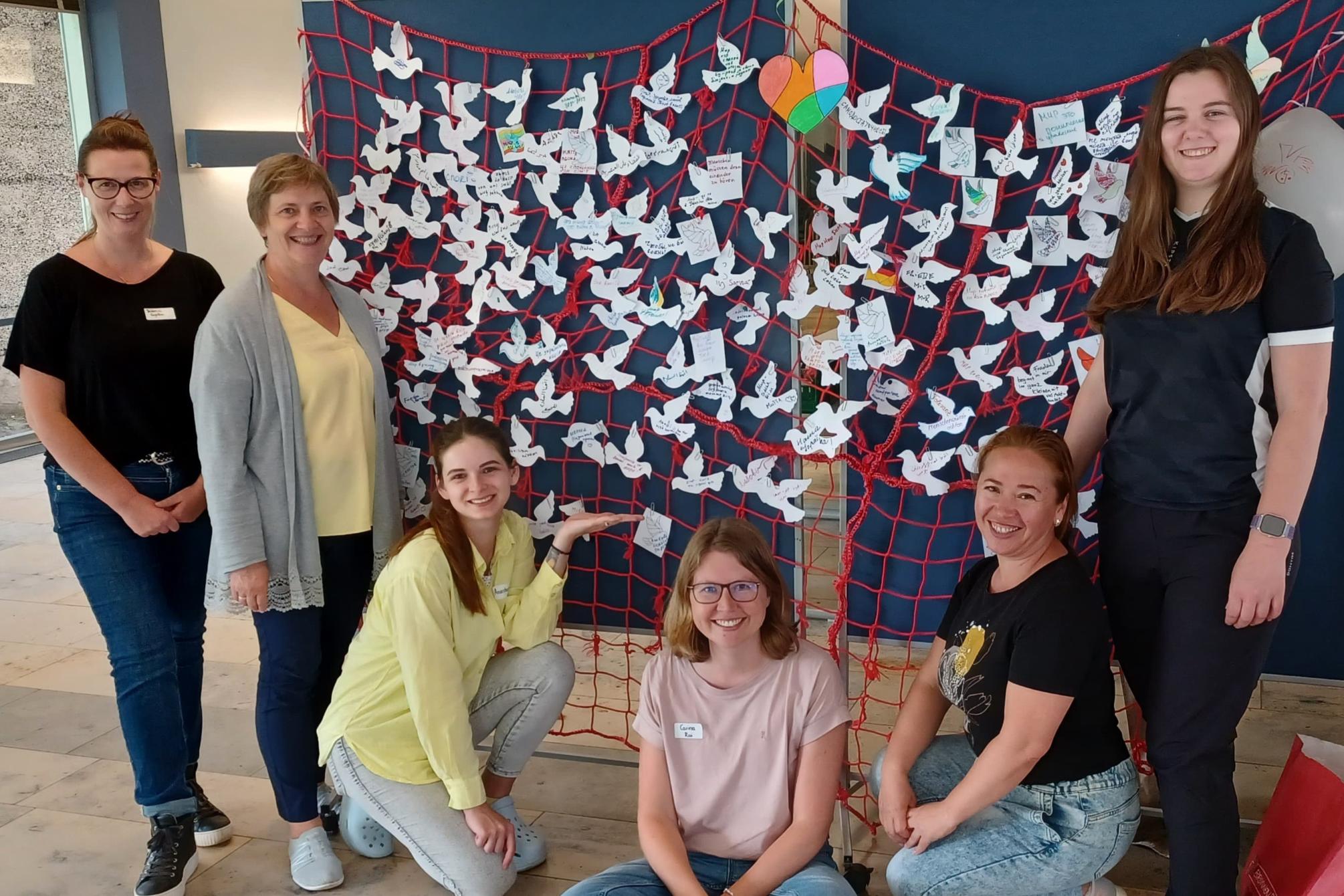 Friedensaktion Tafel