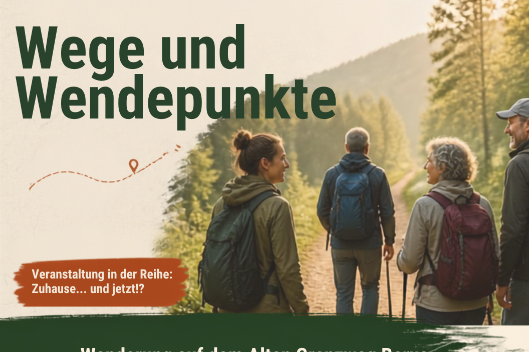 Plakat Wanderung Wege und Wendepunkte