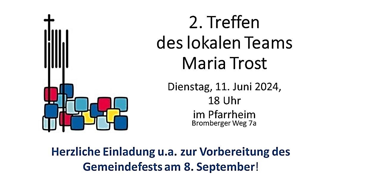 2. Treffen lokalen Teams Maria Trost
