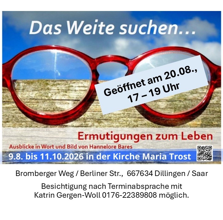 Das Weite suchen_Geöffnet 20 Aug 17-19 Uhr