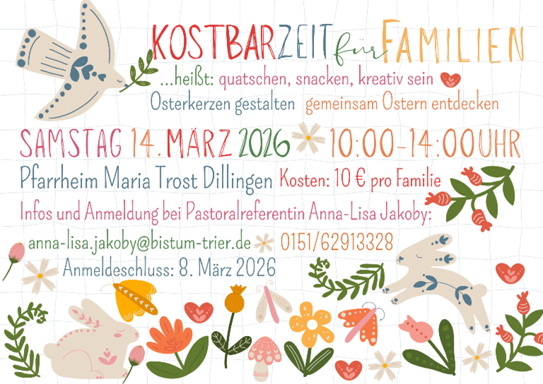 Kostbarzeit für Familien