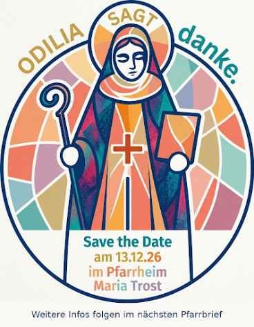 Odilia sagt Danke -Save the Date 26