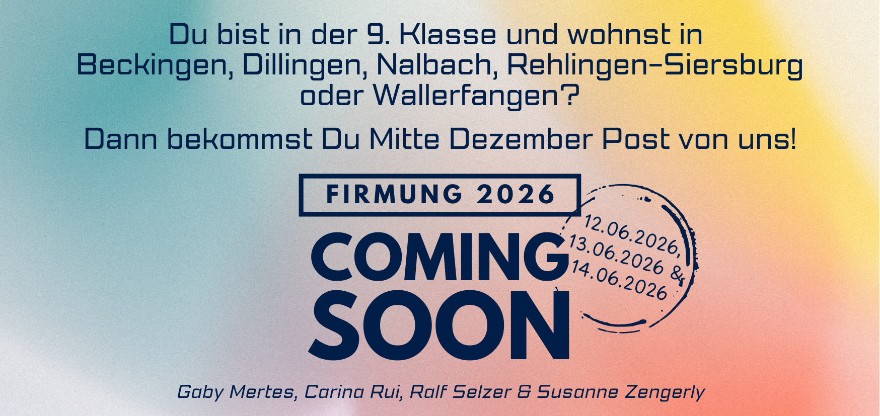 Info Firmung 2026
