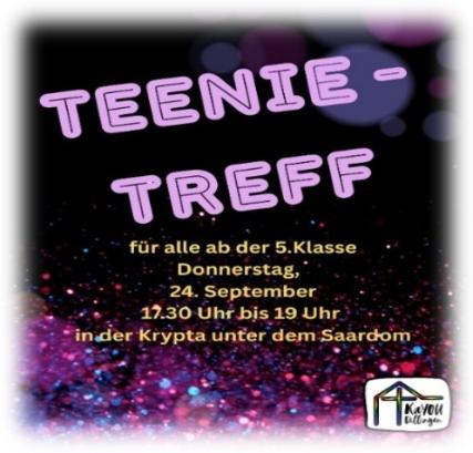 Teenie-Treff 24.09.26